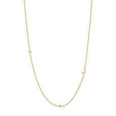 Срібне намисто Літера J