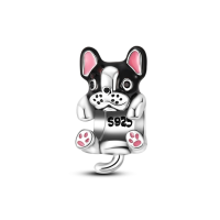 Срібна намистина Собака