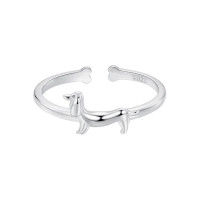 Срібна каблучка Такса